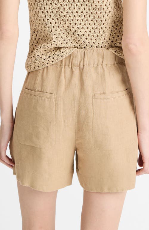 Vince Buttoned Knee-length Shorts In Brulee