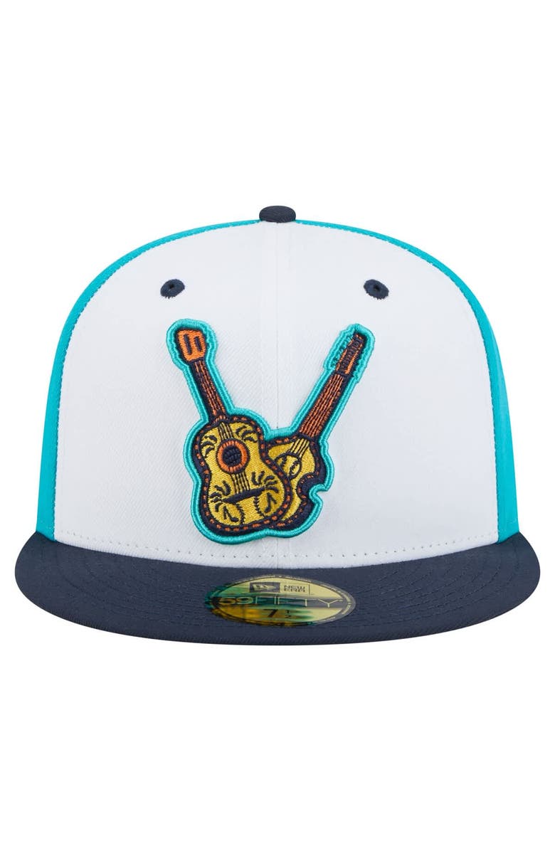 New Era Men's New Era White Nashville Sounds Copa de la Diversión 59FIFTY Fitted Hat, Alternate, color, White