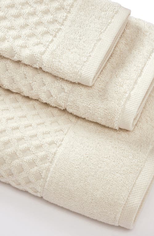 Woven & Weft 6-pack Diamond Textured Hand Towels In Brown