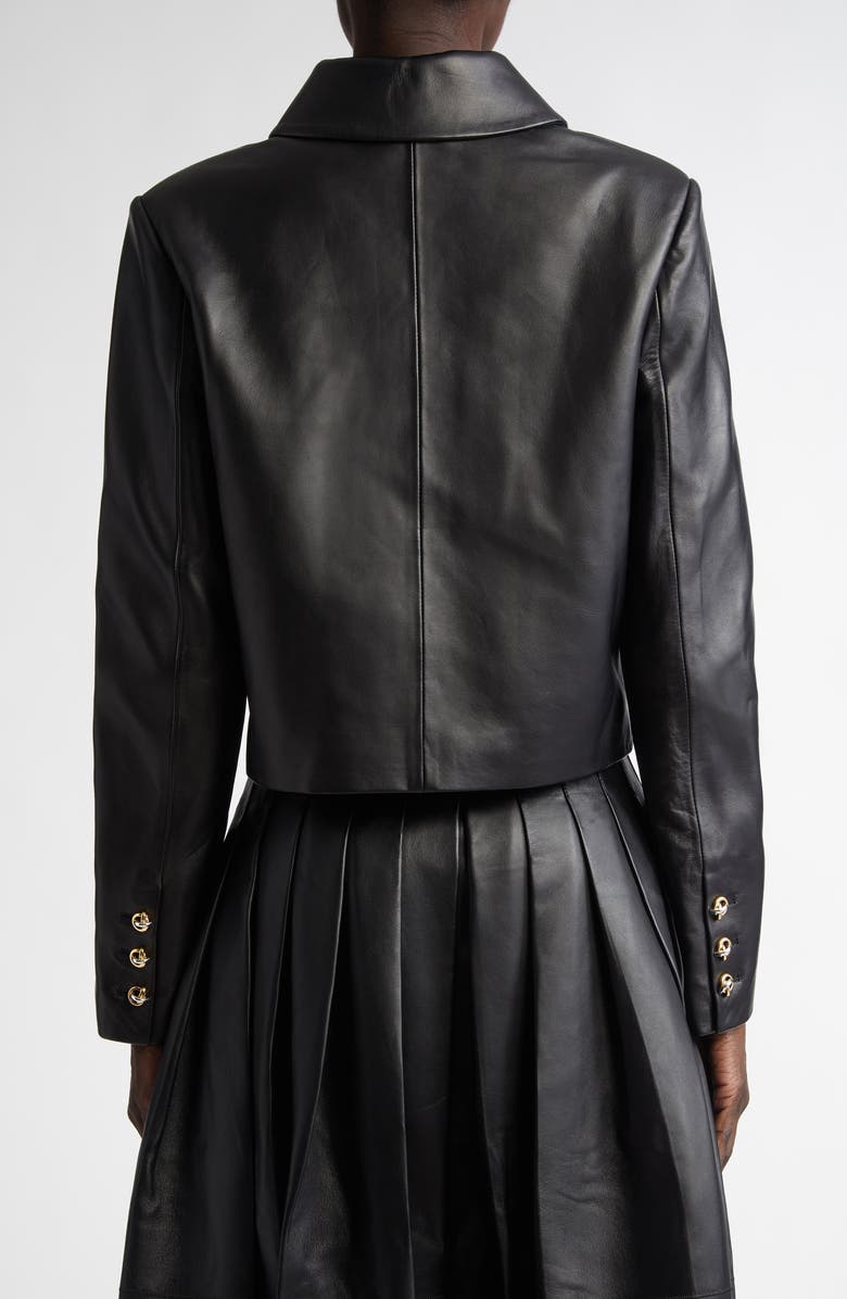 Altuzarra Astley Lambskin Leather Jacket, Alternate, color, 