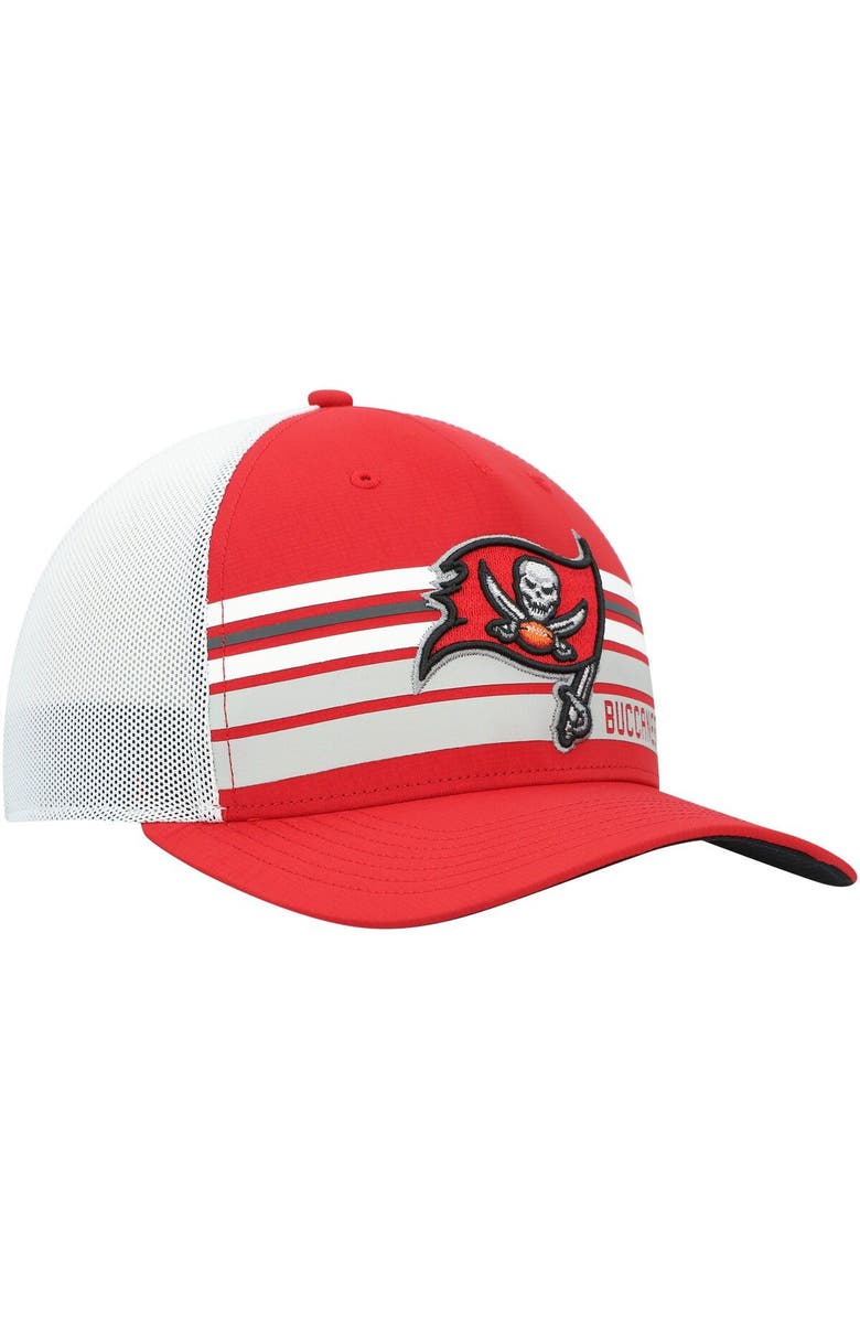 '47 Men's '47 Red Tampa Bay Buccaneers Altitude II MVP Trucker Snapback Hat, Alternate, color, Red