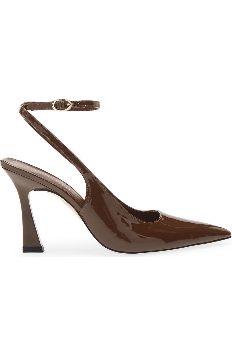 Stuart Weitzman Vinnie 85 Strap Pump, Alternate, color, Walnut
