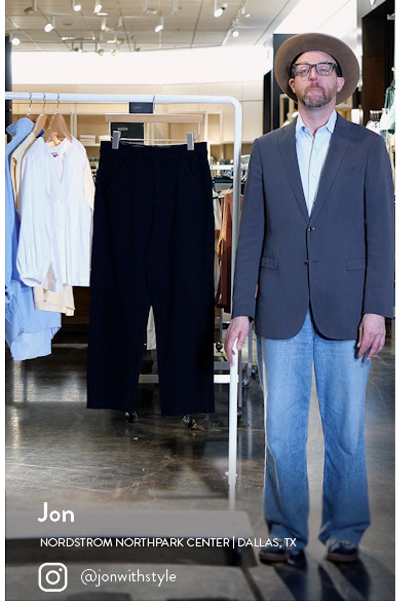 'Ab'Solution Skyrise Pleated Ankle Straight Leg Pants video