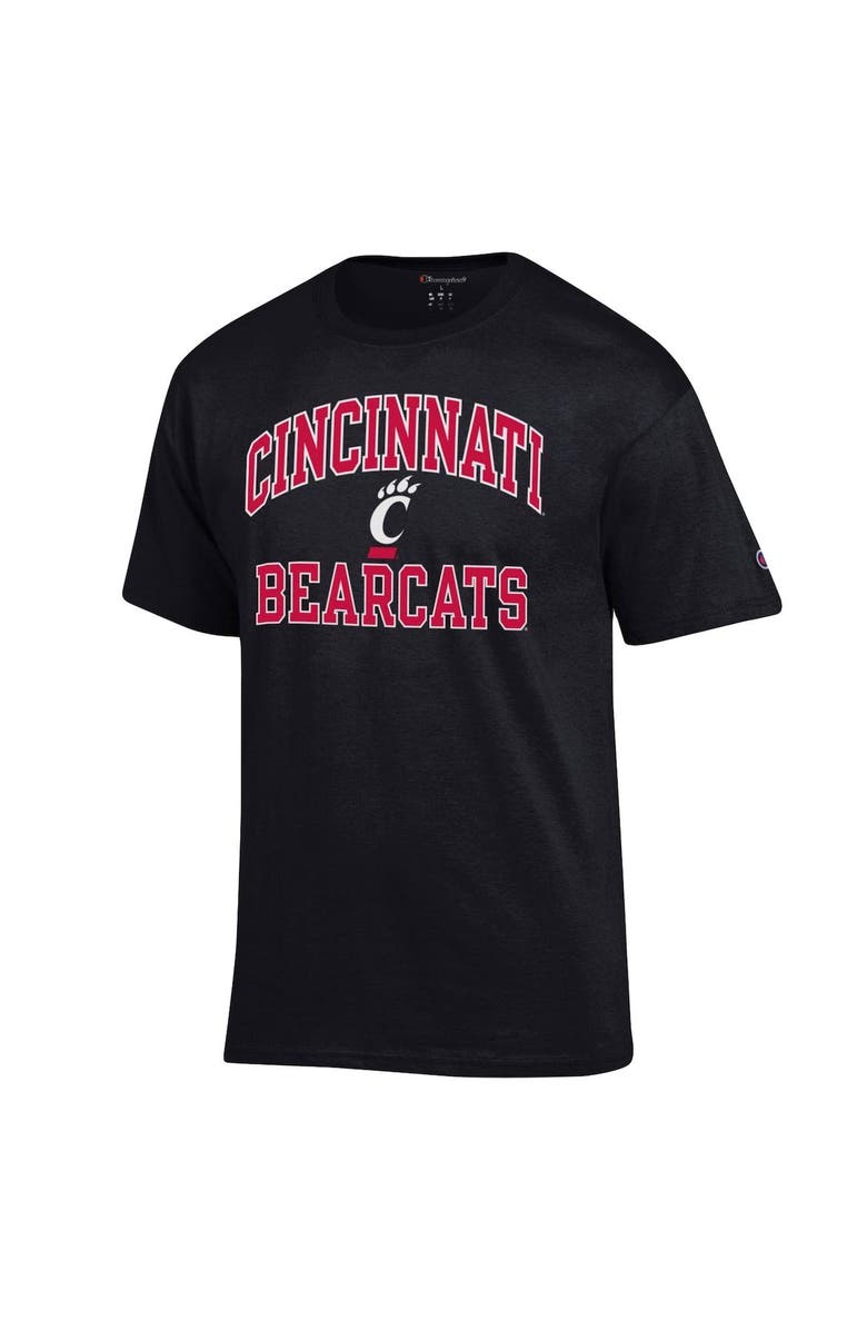 Champion Men's Champion Black Cincinnati Bearcats High Motor T-Shirt, Alternate, color,