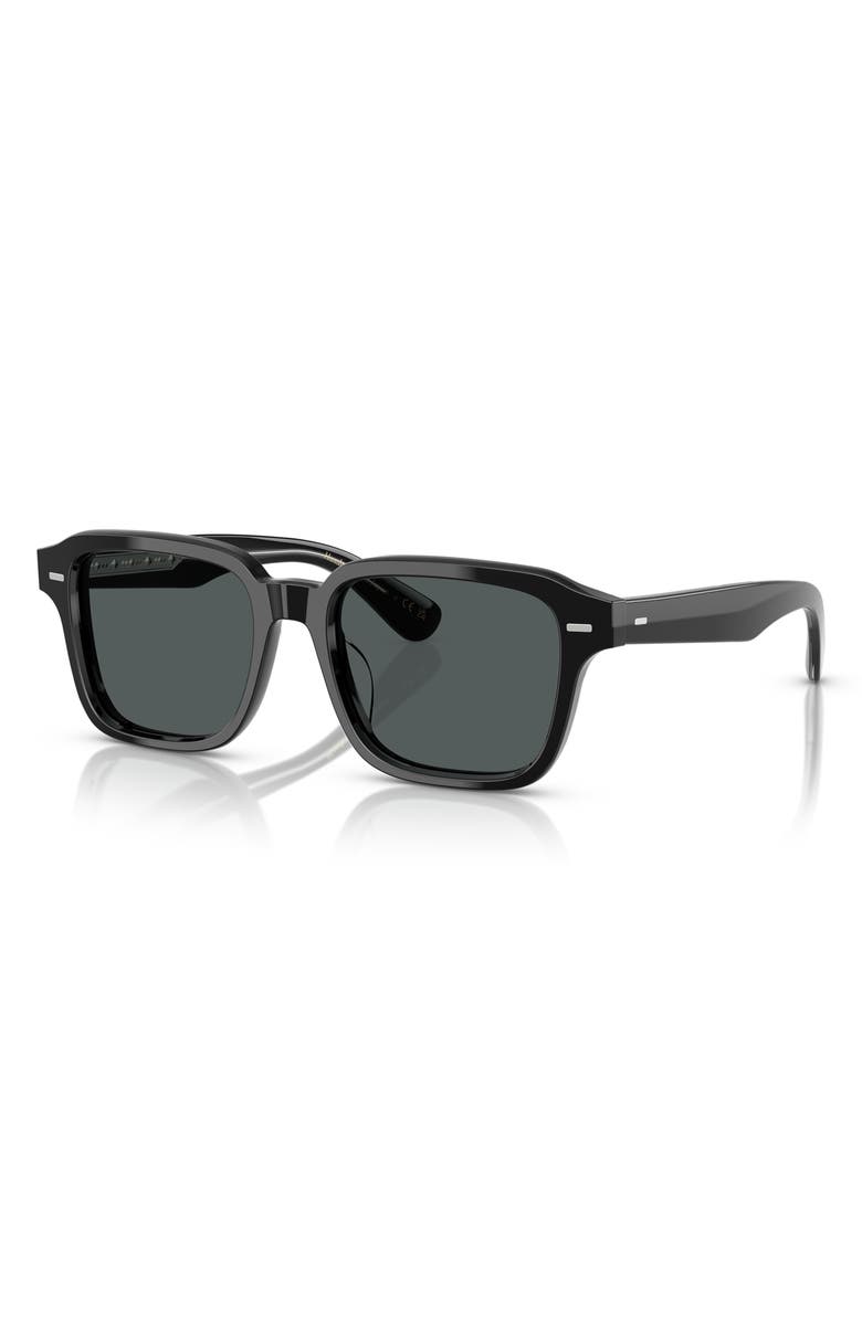 Oliver Peoples 51mm Pillow Sunglasses, Alternate, color, Black