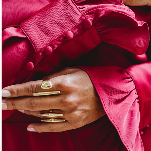 Richantee Long Sleeve Wrap Top In Red