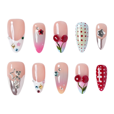 Nyc - Medium Almond Press-on Nails