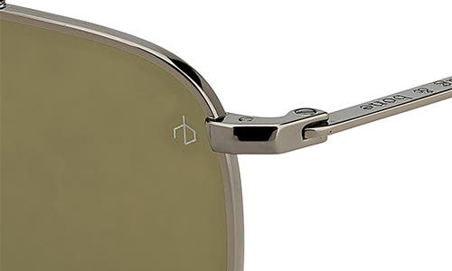 Rag & Bone 53mm Navigator Sunglasses In Grey Khaki