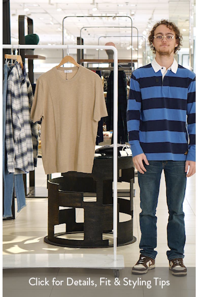 Fine Knit Short Sleeve Sweater video