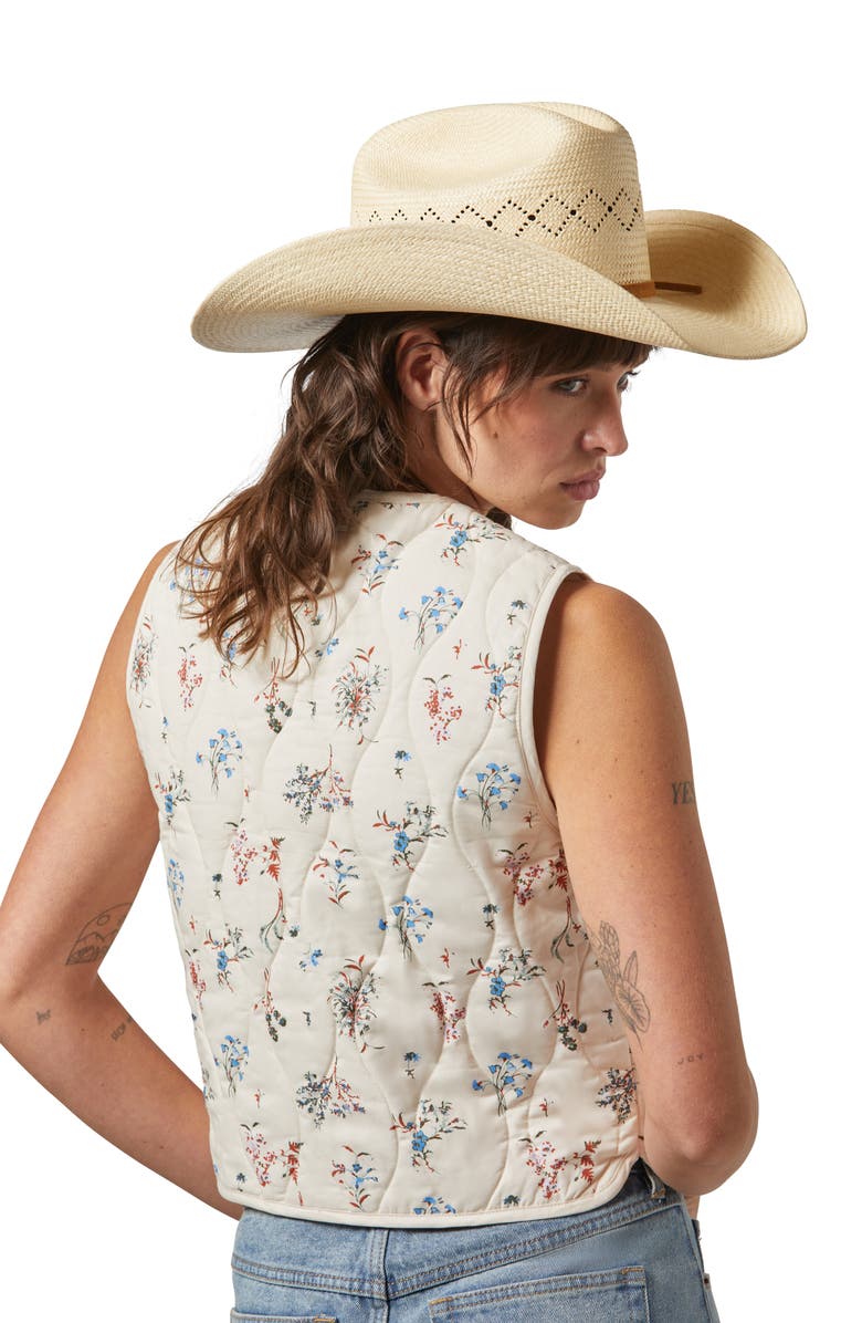 Brixton Panama Straw Cowboy Hat, Alternate, color, 