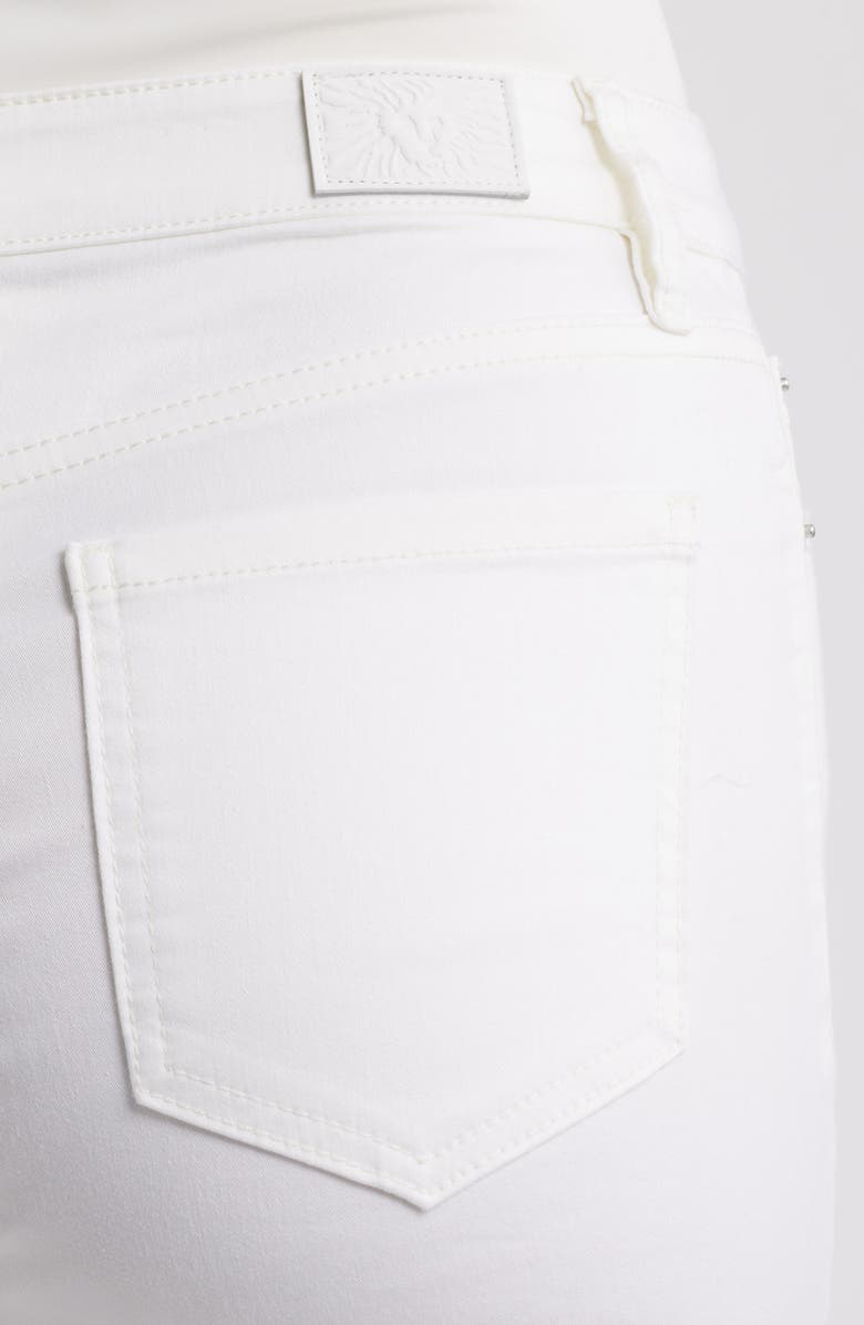 Anne Klein Leo High Waist Bootcut Jeans, Alternate, color, Soft White