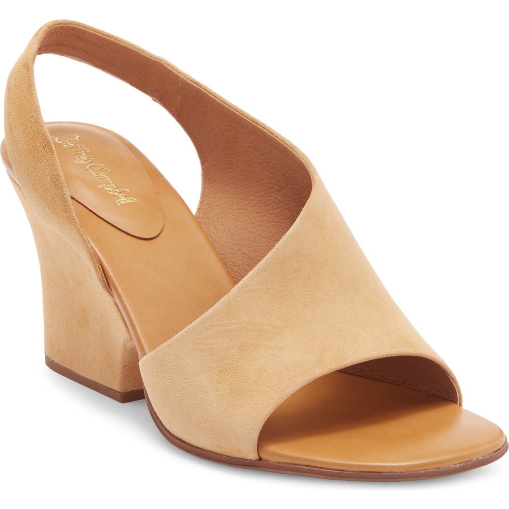 Jeffrey Campbell Pastiche Half D'orsay Sandal In Brown