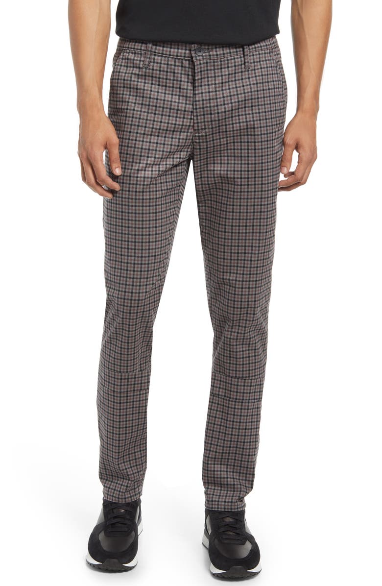 AG Men's Jamison Check Skinny Chino Pants, Main, color,