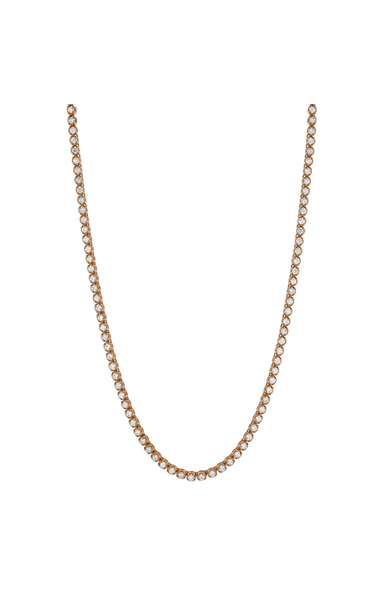 LuvMyJewelry LMJ 14K Rose Gold Diamond Tennis Chain - 4.62 Carats, Alternate, color, 14K Rose Gold