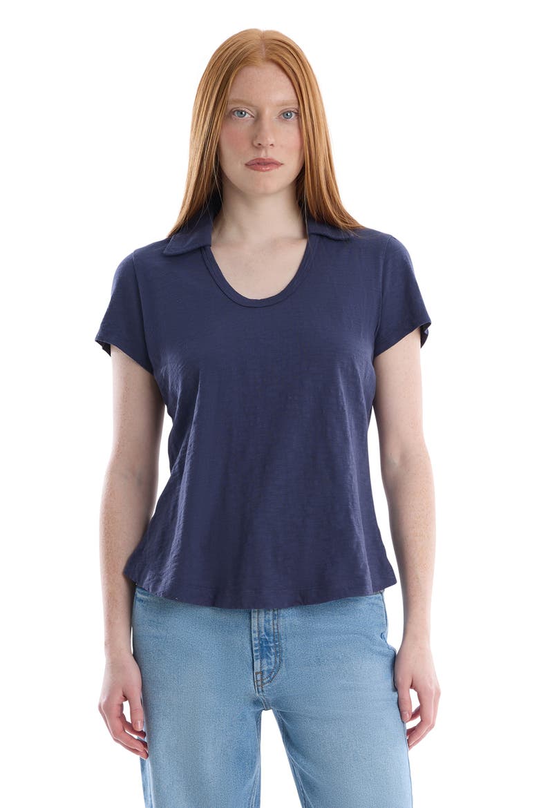 Short Sleeve Polo Tee, Main, color, Naval Academy