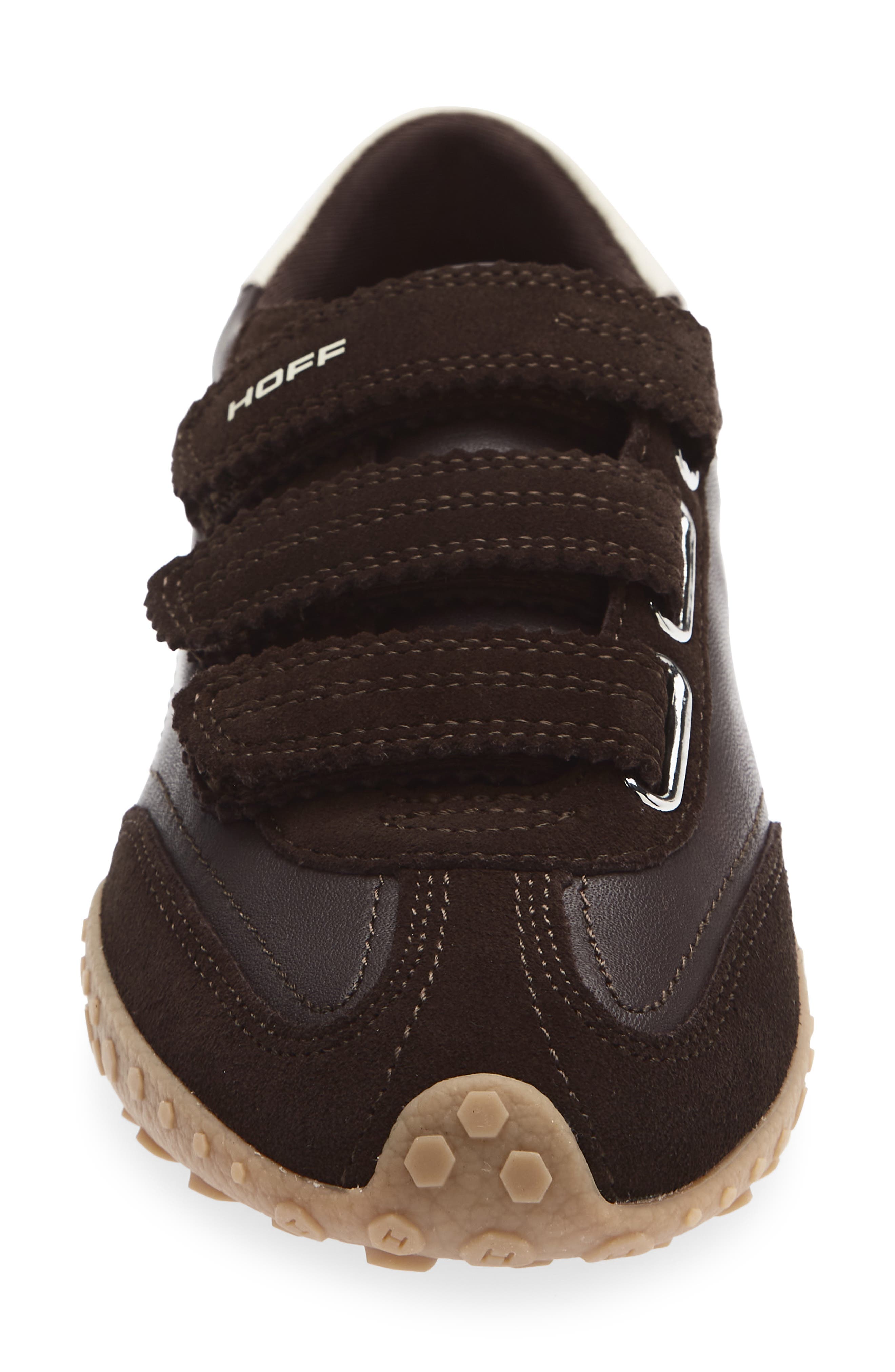 Bridge Hook and Loop Sneaker, Alternate, color, CHOCOLATE