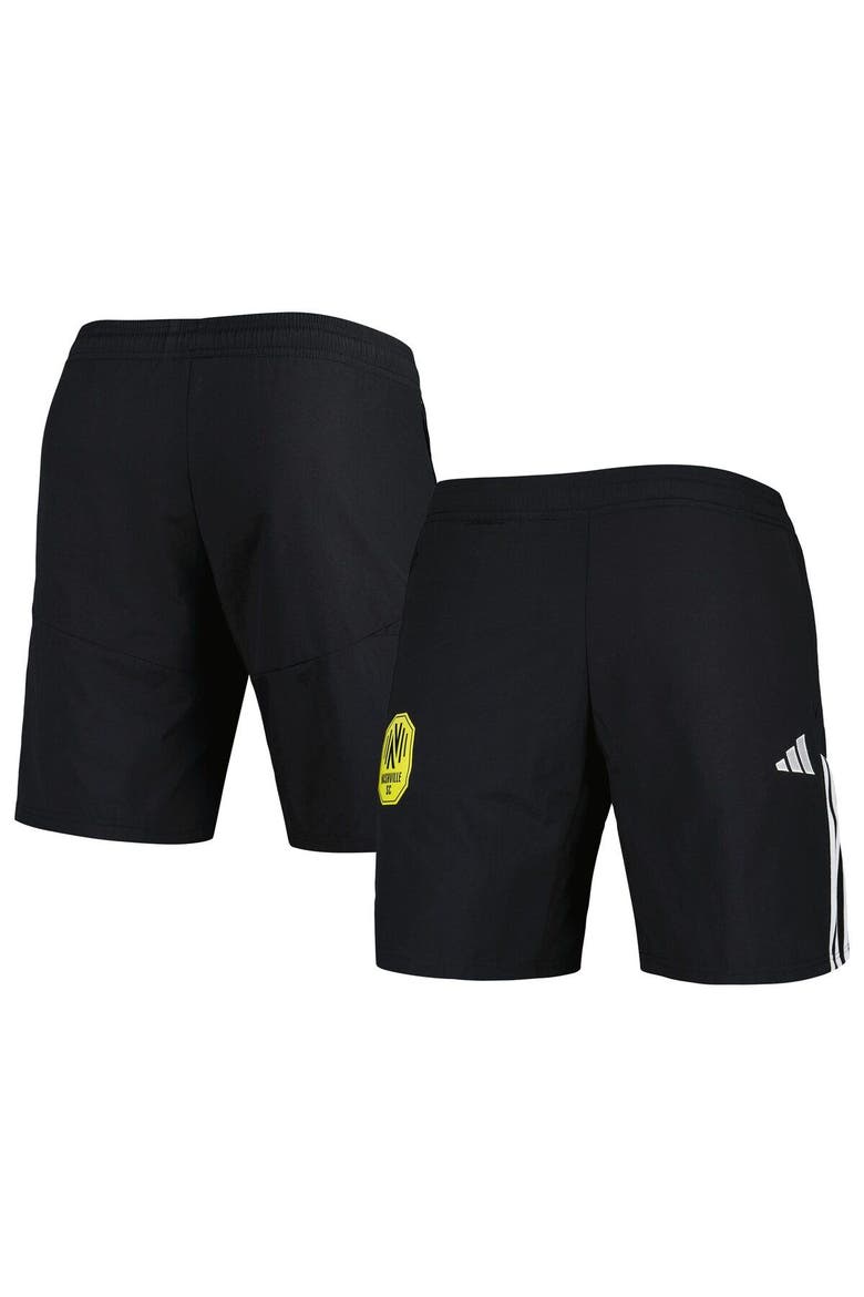 Men's adidas Black Nashville SC Downtime Shorts, Main, color, Black