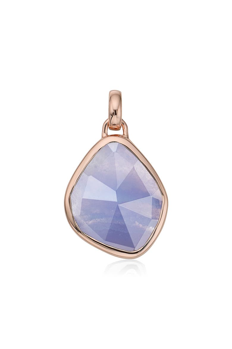 Siren Nugget Pendant Charm, Main, color, 18CT ROSE GOLD ON STERLING