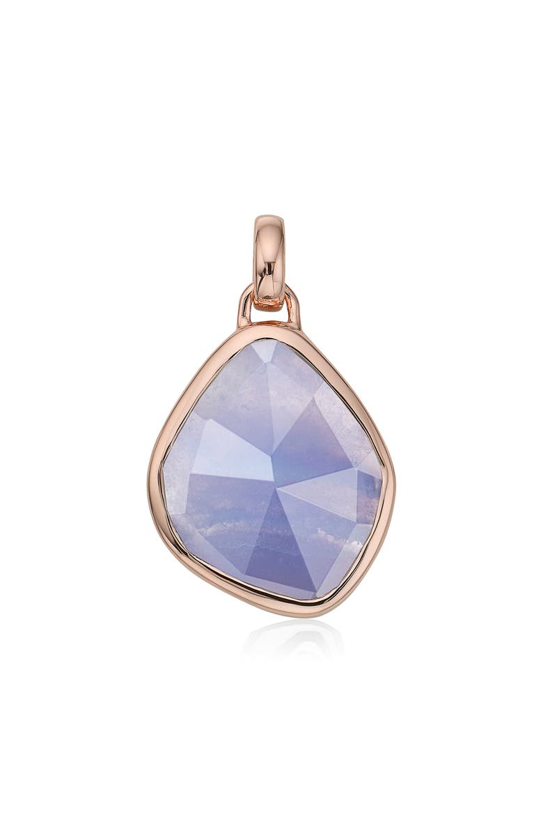 Monica Vinader Siren Nugget Pendant Charm, Main, color, 18Ct Rose Gold On Sterling