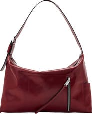AllSaints Alba Shine Leather Shoulder Bag