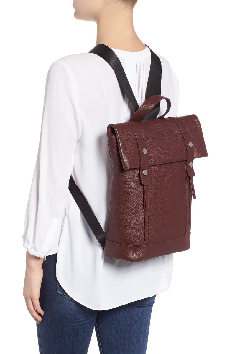 Treasure & Bond Remy Pebbled Leather Backpack, Alternate, color,