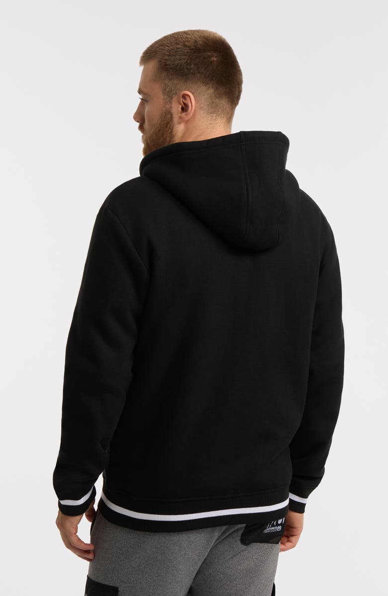 Ecko Unltd. One Hit Faux Shearling Hoodie, Alternate, color, Black