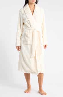 Textured Plush Fleece Robe