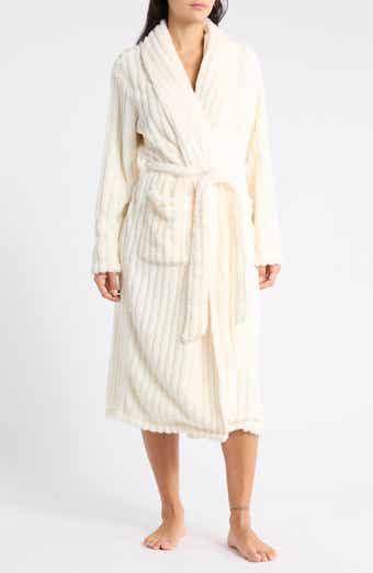 Textured Plush Fleece Robe