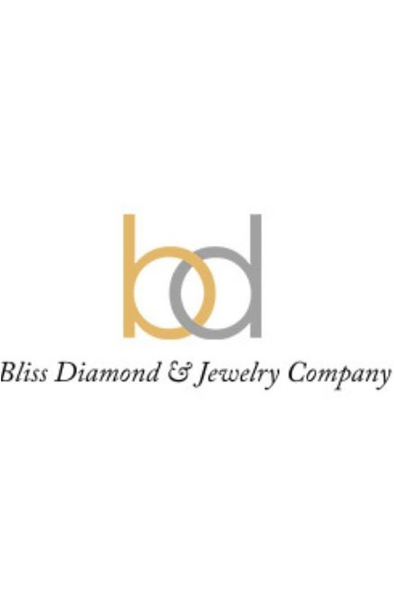 Bliss Diamond 1/2Ct Diamond Hoops Gold 10grams Lab Grown 1" Tall Women's Earrings, Alternate, color,