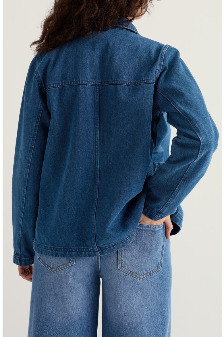 Reading Rocks Denim Jacket, Alternate, color, MID WASH