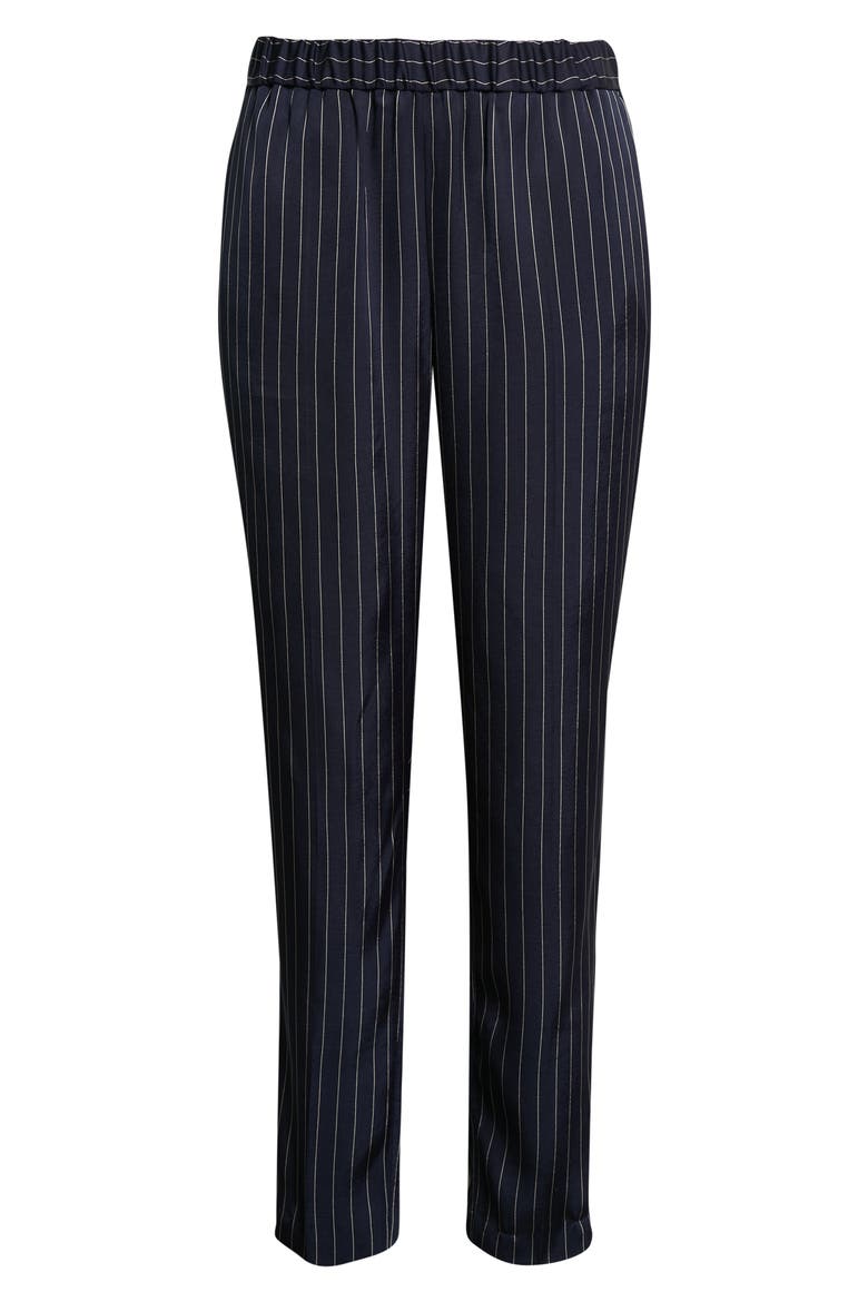 Tariyana Stripe Slim Fit Ankle Pants, Alternate, color, MIDNIGHT FANTASY