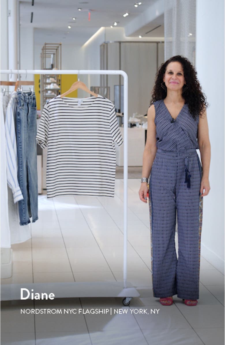 Stripe Cotton T-Shirt, sales video thumbnail