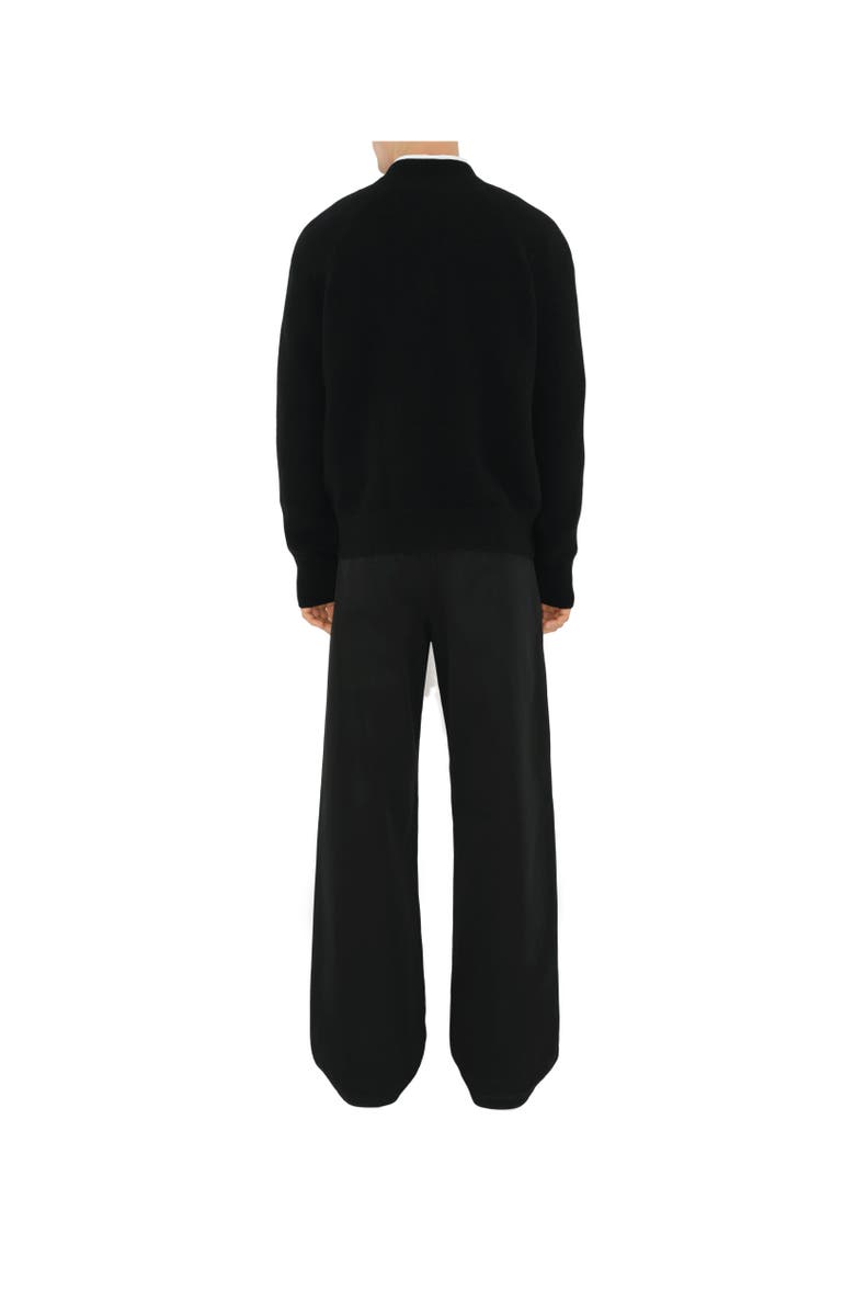 Burberry B Shield Wool Blend Bomber Jacket, Alternate, color,