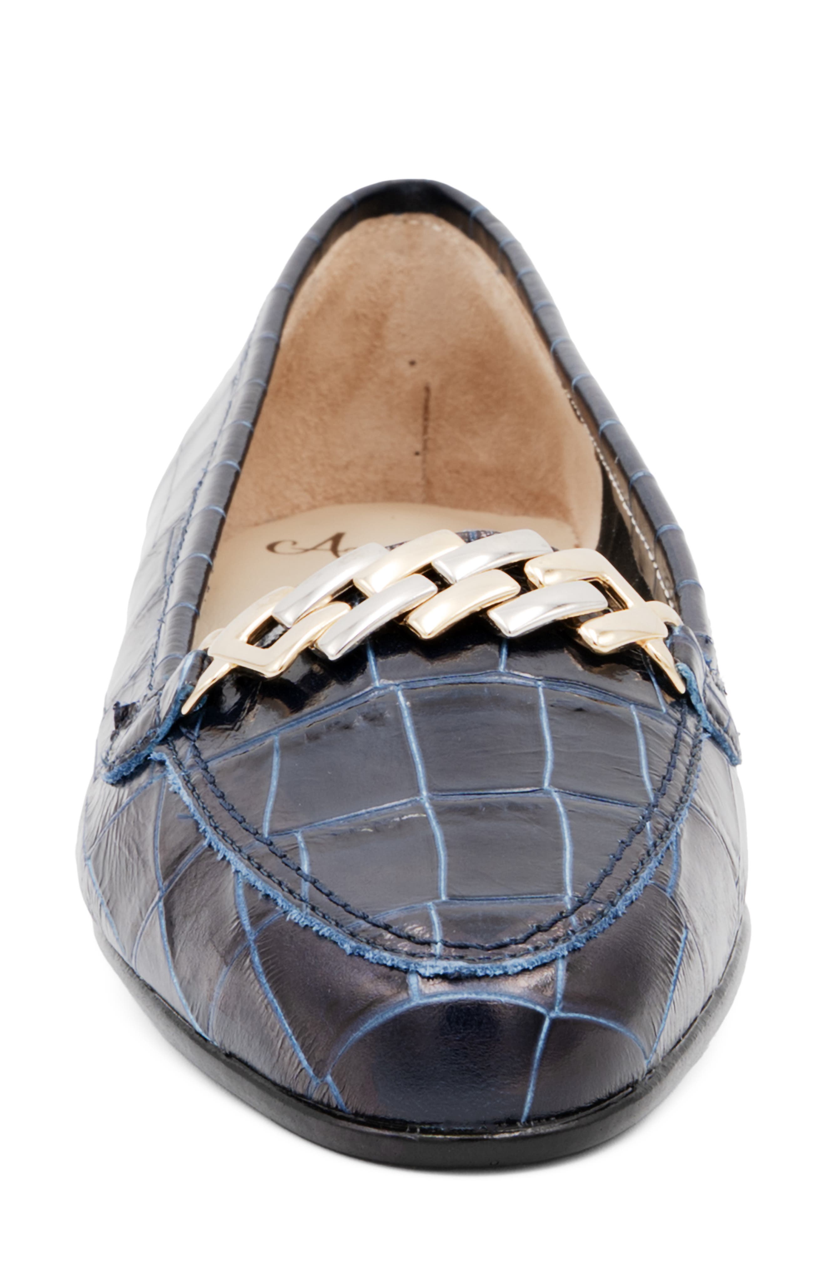 Oste Loafer, Alternate, color, BLUE COCCO BENGALA