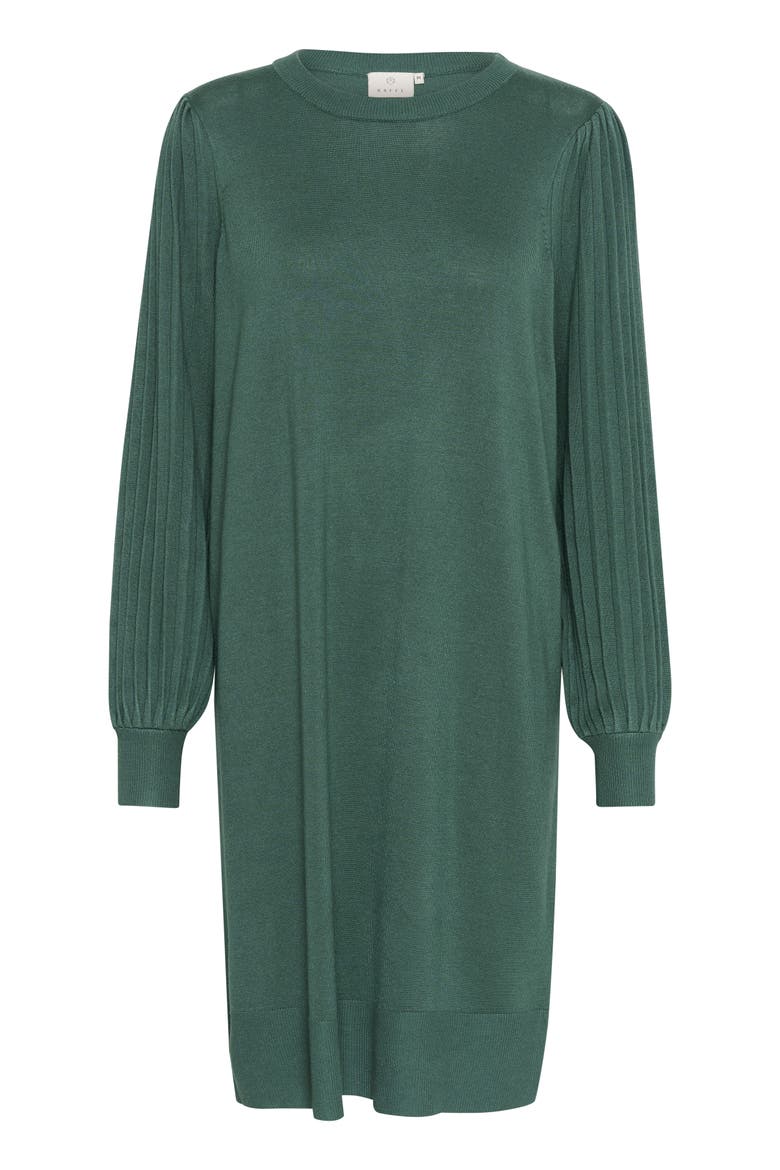 Kalone Knit Round Neck Knee Length Dress, Alternate, color, Garden Topiary