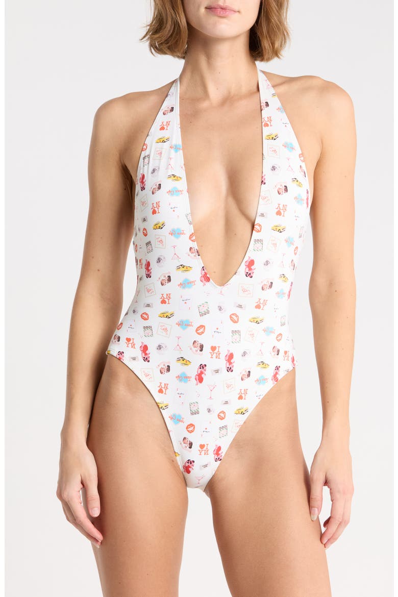 Cheryl One-Piece Swimsuit, Main, color, THE KINI THAT NEVER SLEEPS