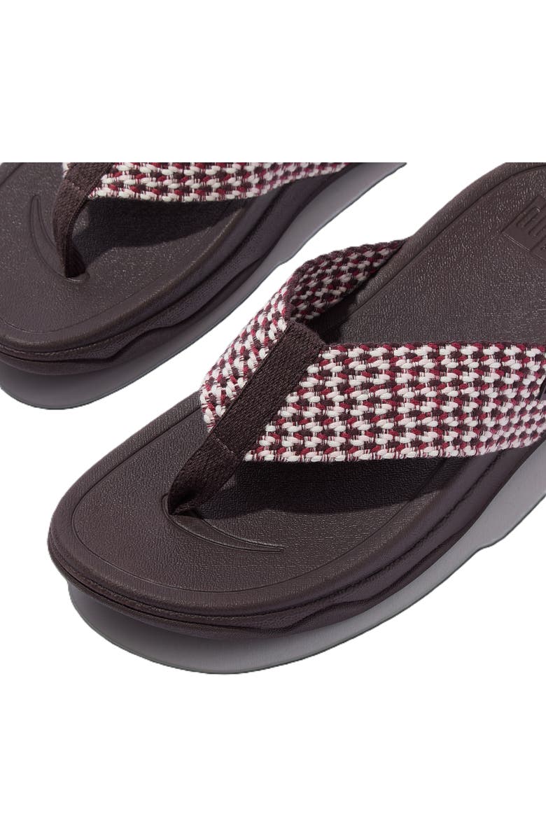 FitFlop Surfa Multi Tone Toe Post Sandals, Alternate, color, Plumberry
