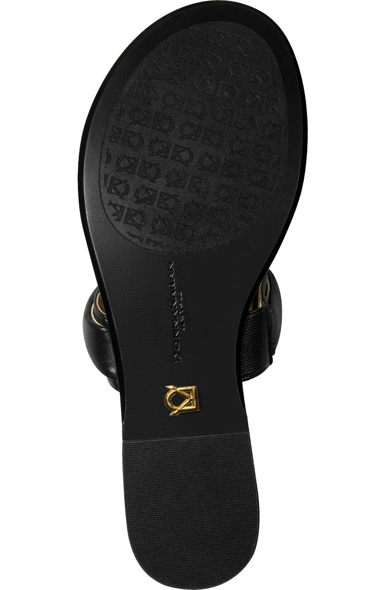 DKNY Velvet Flip Flop, Alternate, color, Black