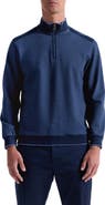 Bugatchi Mélange Quarter Zip Top