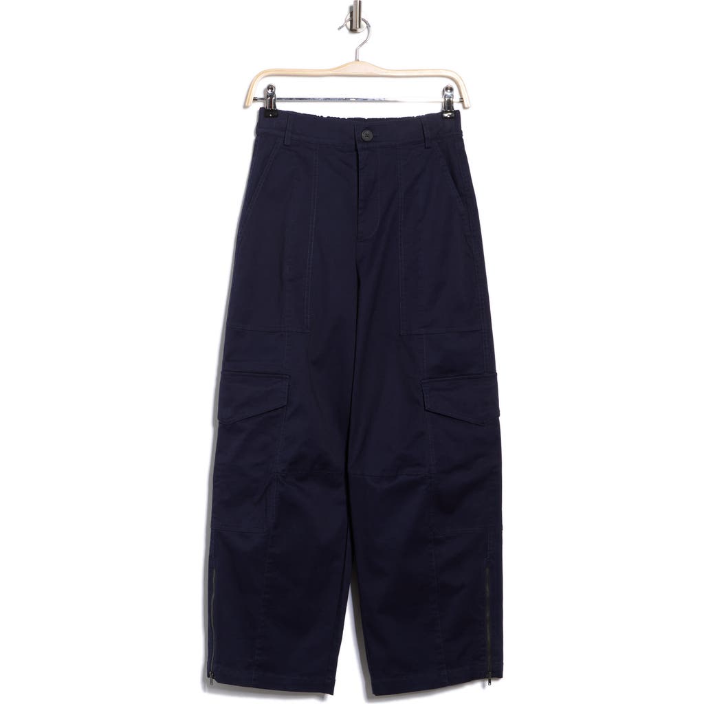 Atm Anthony Thomas Melillo Stretch Cotton Twill Cargo Pants In Navy