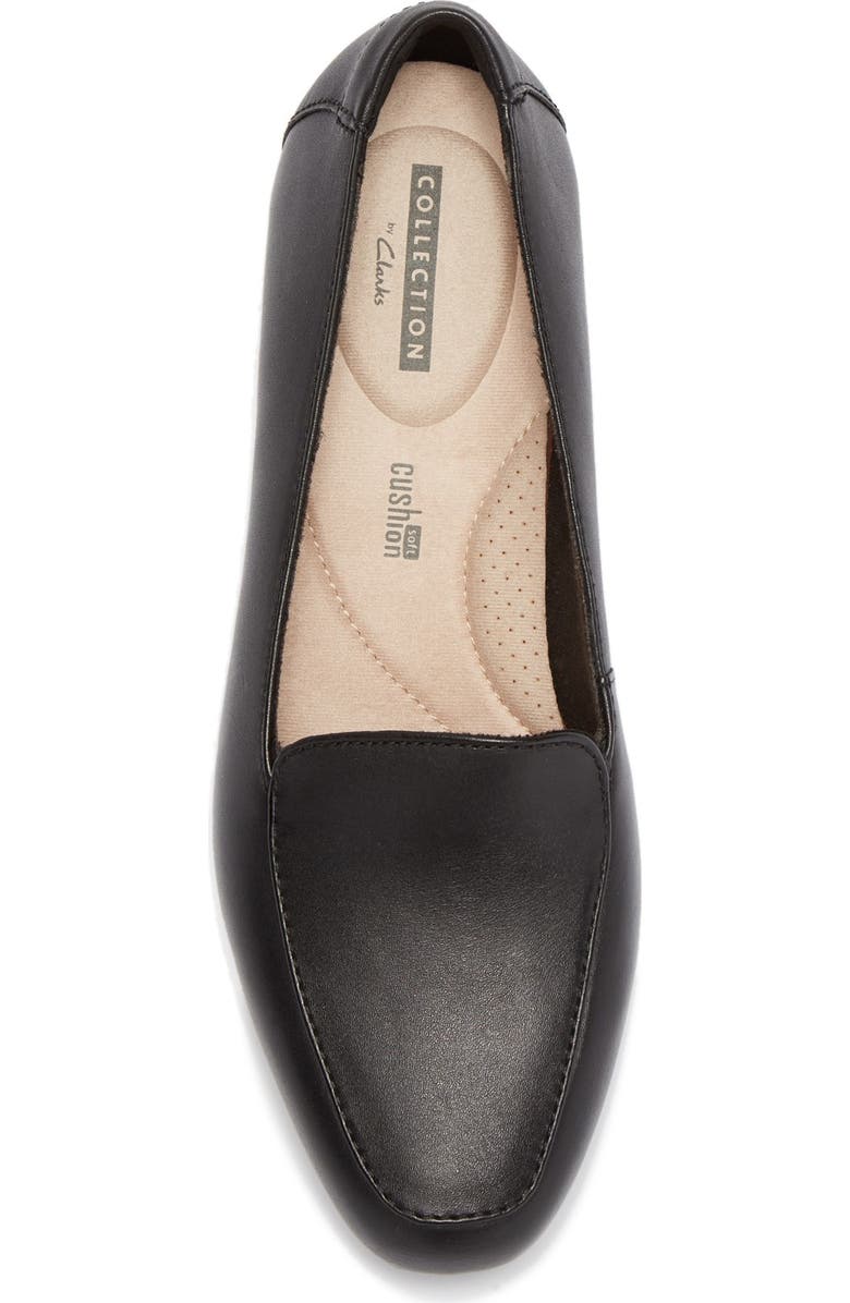 Clarks<sup>®</sup> Juliet Lora Leather Loafer - Multiple Widths Available, Alternate, color,