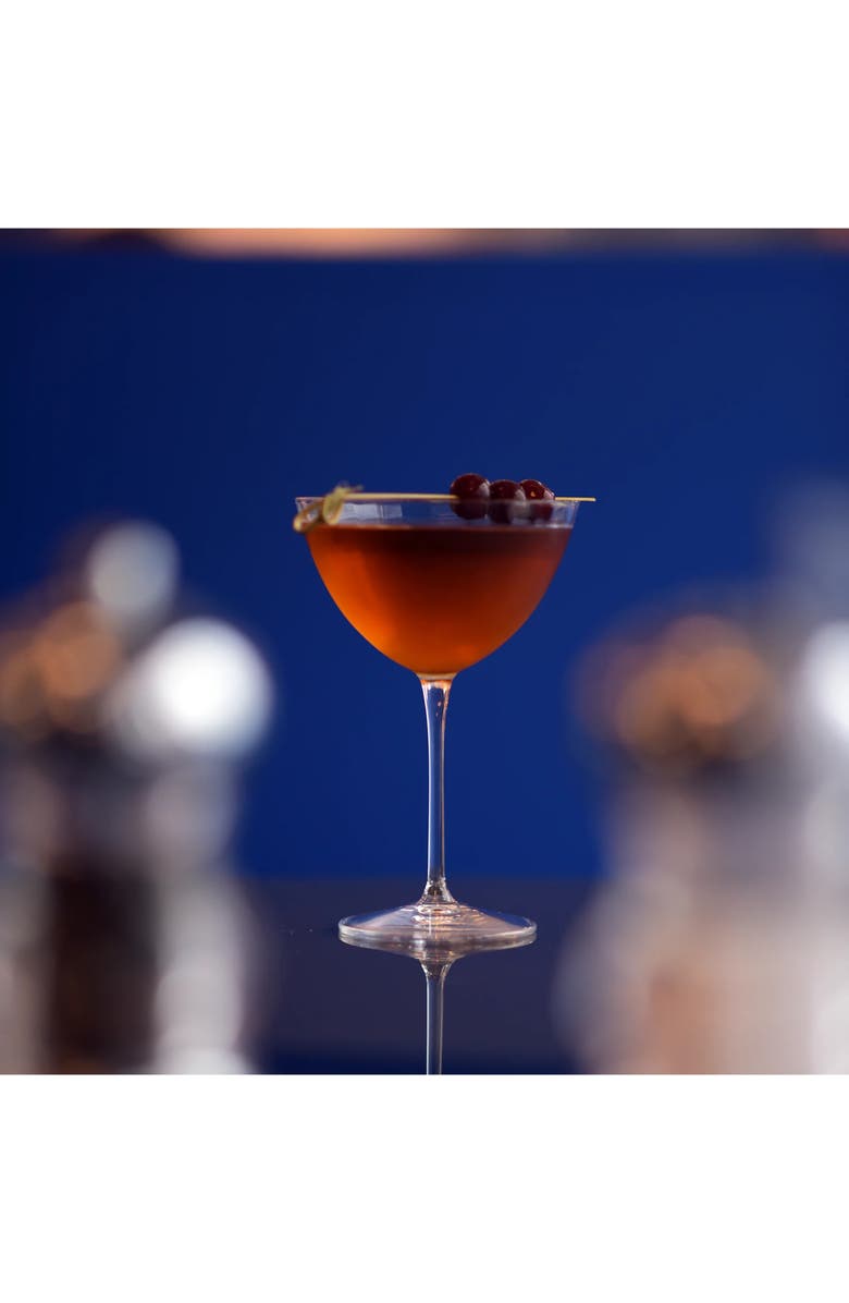 Luigi Bormioli Optica Set of 4 Martini Glasses, Alternate, color, 