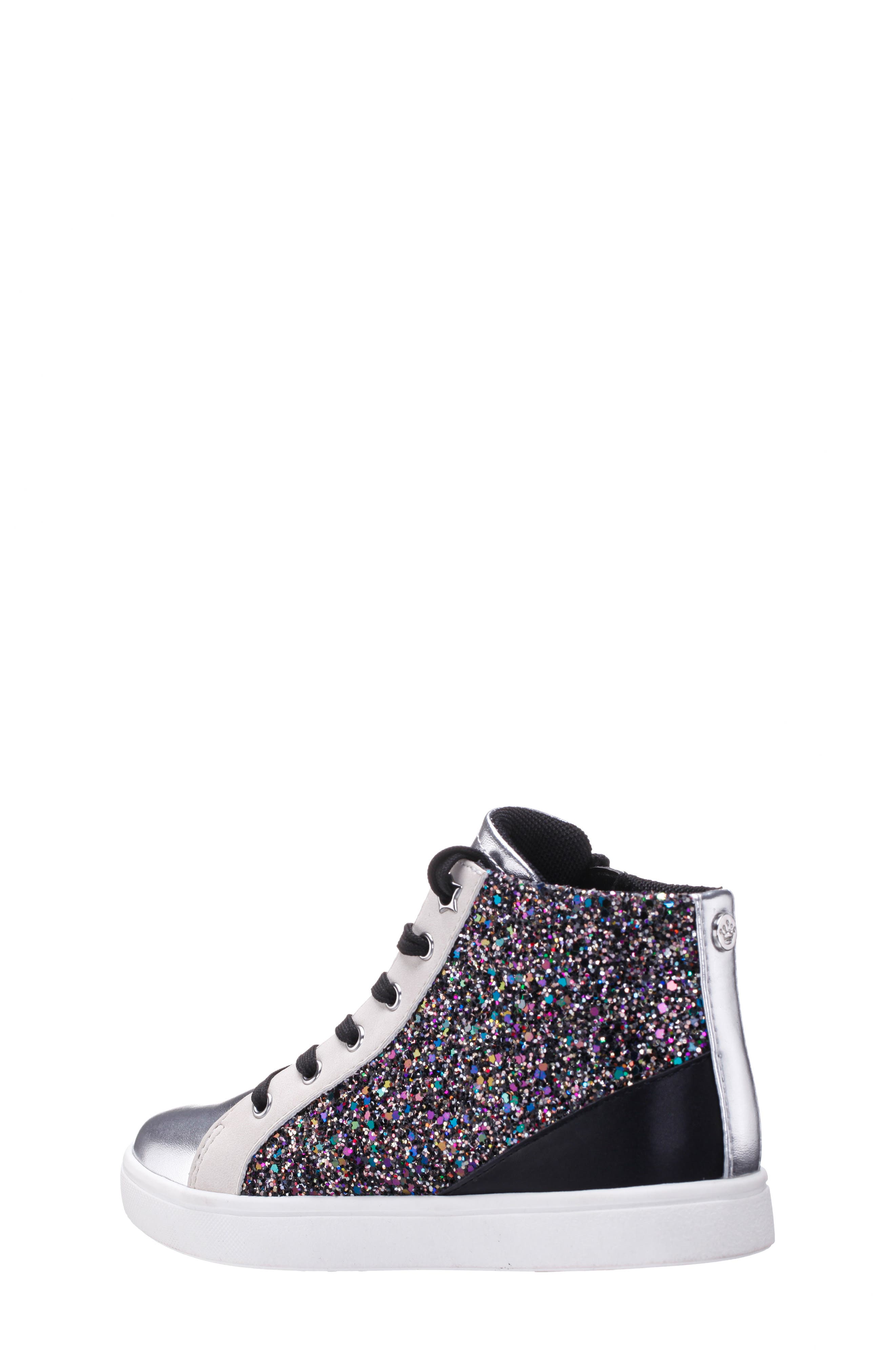 Nina Kids' Yuti High Top Sneaker, Alternate, color, Multi Glitter