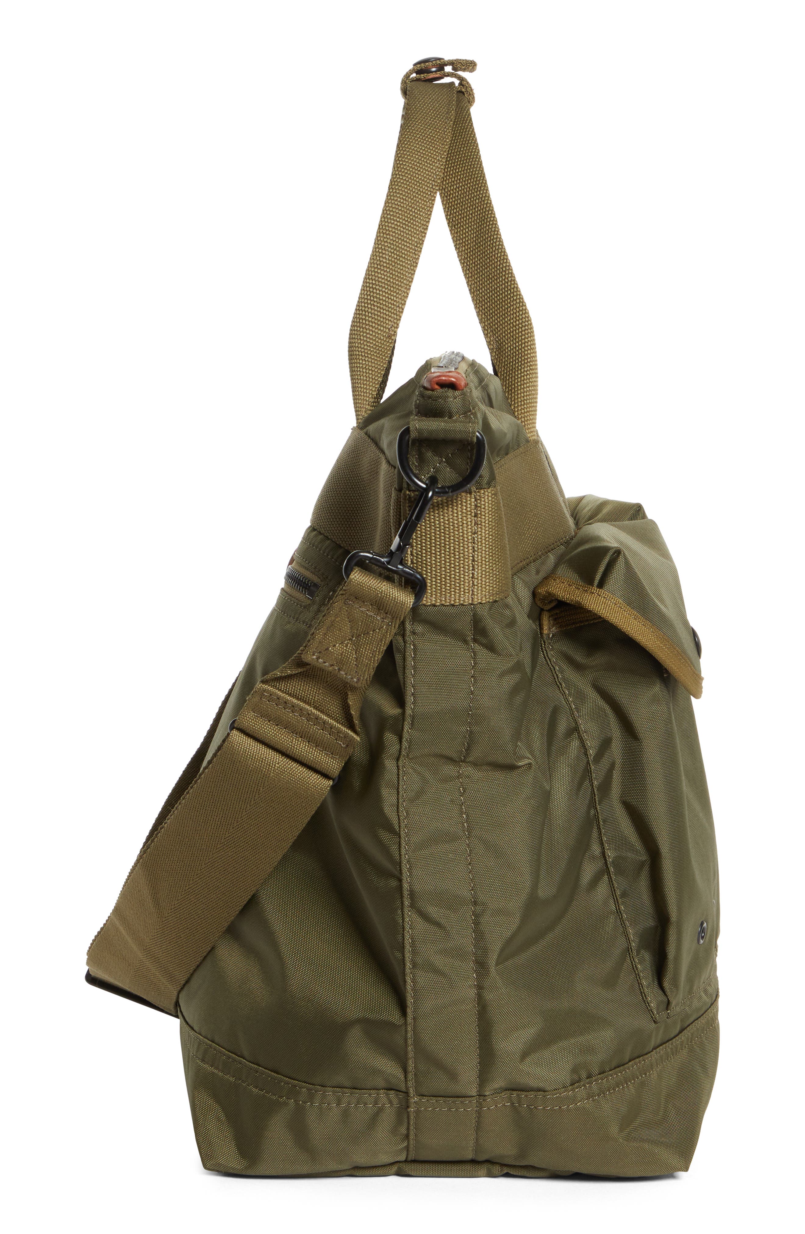 Double RL Recycled Nylon Canvas Utility Tote, Alternate, color, 