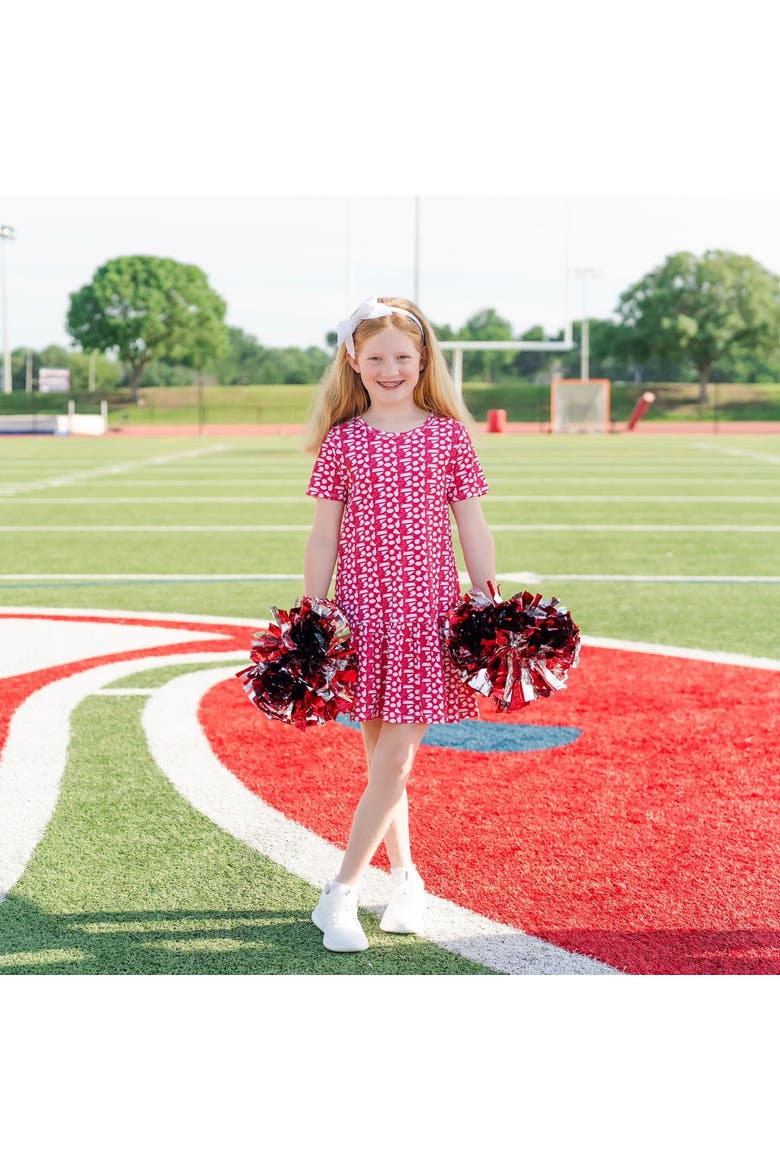 Lottie Girls' Dress, Alternate, color, Pep Rally Red