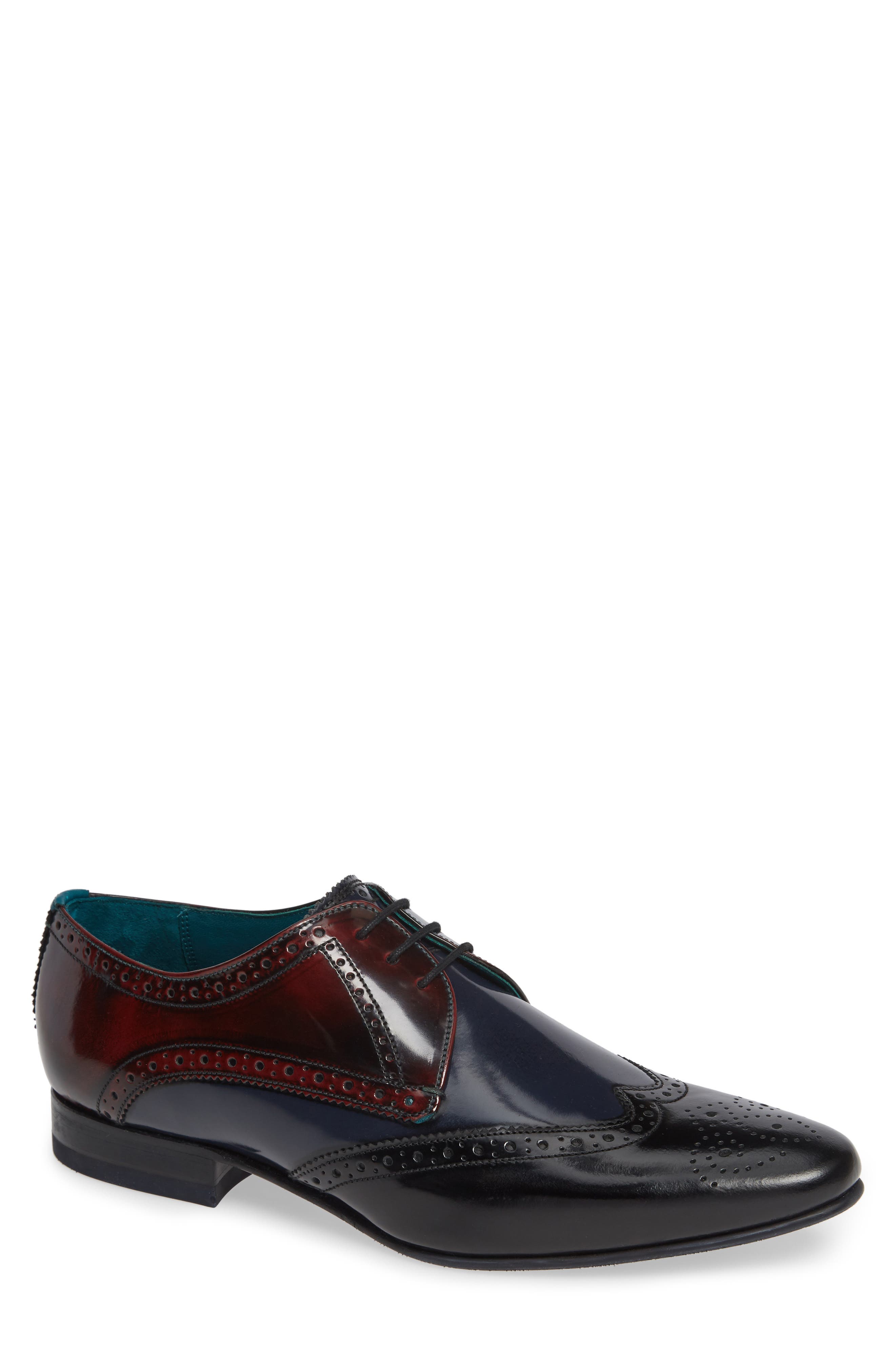 Ted Baker London Wingtip in Multi Leather 