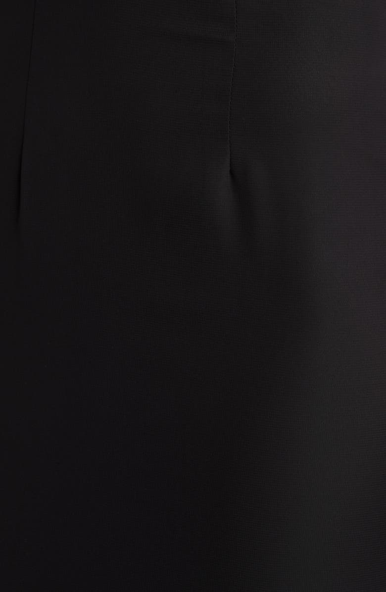 Katie May Estella Tiered Long Sleeve Strapless Mermaid Gown, Alternate, color, 