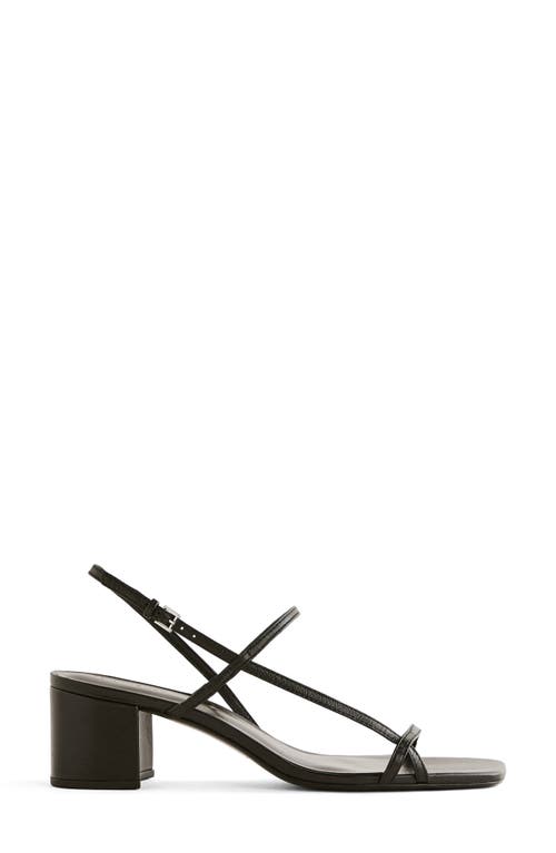 Reformation Serenity Block Heeled Sandal In Black