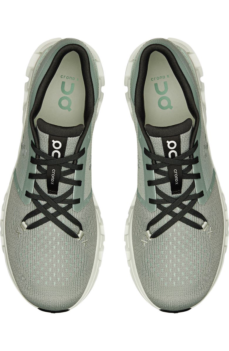 On Cloud X 4 Training Shoe, Alternate, color, Tin/ Iceberg