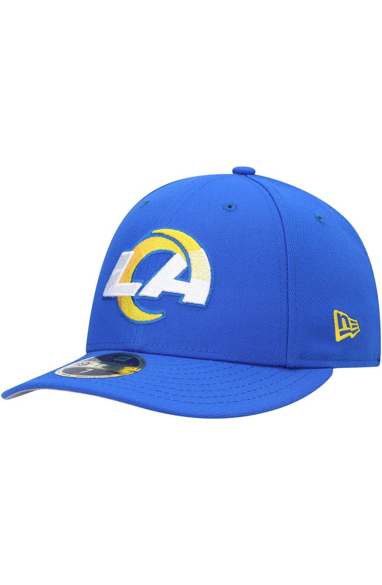 New Era Men's New Era Royal Los Angeles Rams Omaha Low Profile 59FIFTY Fitted Hat, Main, color, Royal
